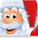 Christmas Wall Stickers Decals Removable Christmas Tree Santa Claus Window Wall Decoration Supply Winter Snowflake Gift Candy Wall Window Decals for Xmas Party Indoor Wall Decor Accessories