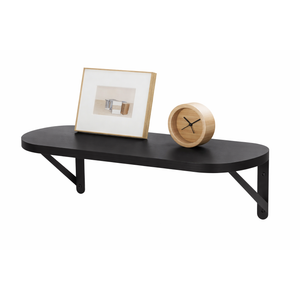 IBUYKE Deep Floating Shelves for Wall,8 Inch Deep Floating Shelf 16W x 8D Wood Wall Shelf,Wide Floating Bookshelf for Living Room, Kitchen, Office TFS002B-2 Rounded Edges