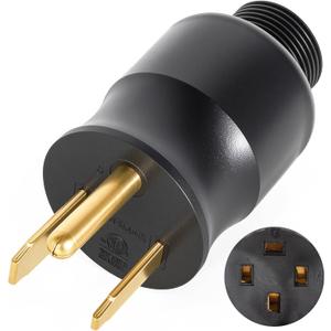 219258 Multi-Voltage Power Adapter Plug for Miller & Hobart Welder, 230 Volt MVP Electric Adaptor Plug Replacement for Welding Power Cable 6-50P, 3 Prong Plug
