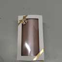 HUIHUANG 4 inch Dusty Rose Satin Ribbon Dusty Pink Bridal Bouquet Ribbon for Wedding Dress Chair Sash Large Bows Flower Bouquet Crafts -10 Yards/Roll