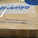 PRO, Stackable & Foldable Conference Room Chairs with 2X Thick Cushion, Lumbar Support, Armrest - Mesh Bouncing Back for Office Meeting, Conference, Training Room Chair 1 Pack (Black)