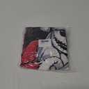 Fzbali Gingerbread Man Merry Christmas Tree Skirt, 48 Inches Lace-up Red Xmas Tree Skirt, Funny Winter Holiday Party Indoor Decoration Snowflake Home Decor