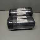 2 x OLANLY Memory Foam Bath Mat 30x20, Ultra Soft and Absorbent Bathroom Rugs, Machine Washable, Comfortable Bath Carpet for Bathroom Floor, Tub and Shower, Black