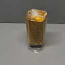 Moon Cake Trays 50G Mooncake Tray Square Clear Individual Plastic Cupcake Muffin Single Container Box Mooncake Package Box Container Holder for Cake Party Wedding,Gold,50 Pack