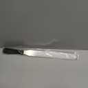 Kitchen Spatulas Set, Silicone and Stainless Steel (Straight, 10-Inch Blade) (8-Inch Blade)