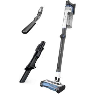 Shark UZ565H Pro Cordless Vacuum w/ Clean Sense IQ & MultiFLEX Technology, PowerFins Plus Brushroll, Duster Crevice Tool & Anti-Allergen Dusting Brush, Up to 40 Minute Runtime, White/Blue 