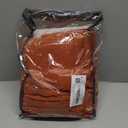 Linen Curtains 90 Inches Long for Living Room Bedroom 2 Panels Light Filtering Pinch Pleat Hooks Rings Back Tab Red Chestnut Country Farmhouse 90 Inch Window Curtain Drapes