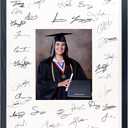 GarduationMall 16x20 Signature Picture Frame Holds 8x10 Photo with White Mat for Wedding Graduation | Wall or Tabletop Display