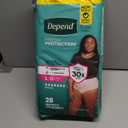 Depend Fresh Protection Adult Diapers, Incontinence & Postpartum Bladder Leak Underwear for Women, Disposable, Maximum, Large, Blush, 28 Count