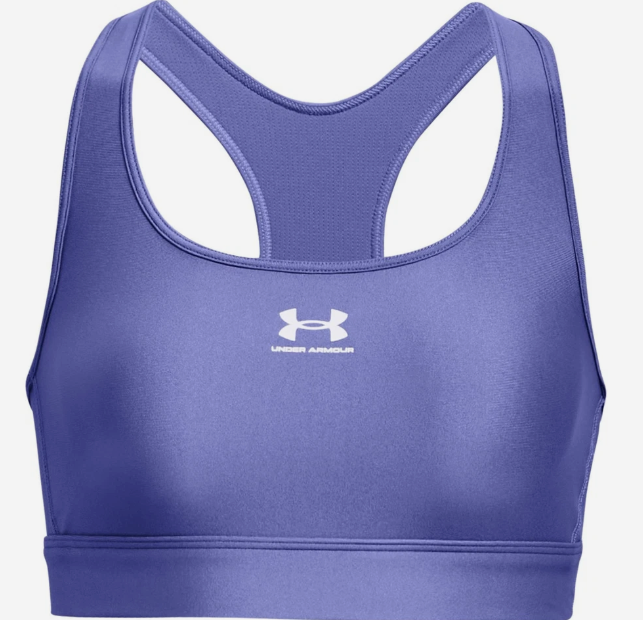 Under Armour Womens HG Mid Padless Medium Impact Sports Bra Training Fitness Gym, Size M