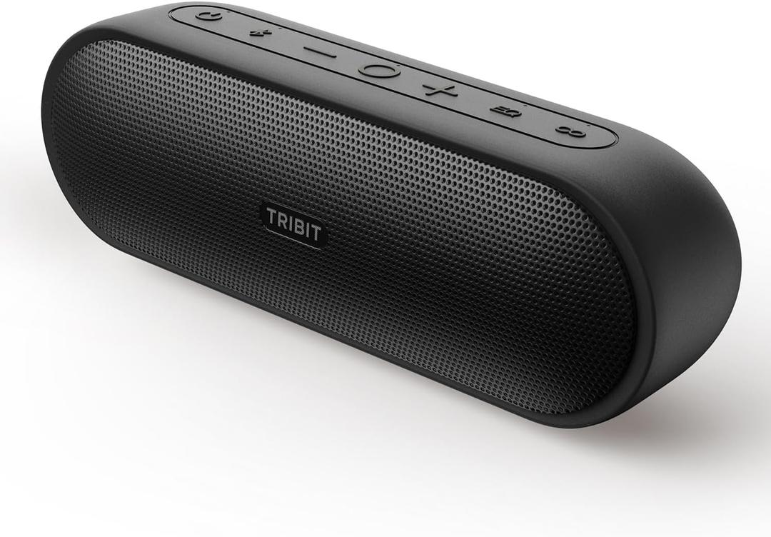 Tribit Portable Bluetooth Speaker XSound Plus 2, Wireless Speaker 30W with XBass, IPX7 Waterproof, 24Hour Playtime, Stereo Sound, Builtin Mic, Bluetooth 5.3 for Party, Car, Travel