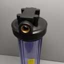 Geekpure 20 Inch Clear Whole House Water Filter Housing - 1" NPT Brass Port (1)