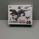 Remote Control Robot Dinosaur Toys for Kids 5-7,2.4G Electronic RC Walking Dinosaur Pet for Boys 4-7 with Spray & Light & Roar,Large Dino Toys for Kids 3-5 Year Old Christmas Birthday Gift (Green)