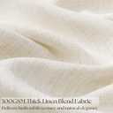 Natural Linen 102 Inch Curtains 72 Inch Width for Living Room Divider Light Filtering Semi Sheer Extra Wide Patio Curtains for Sliding Door Balcony Floor to Ceiling Window 72x102 1 Panel