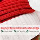 Santa Hat Christmas Hat for Adults Kids/Baby, Red Knitted Beanie Hats with Pompom, Unisex Xmas Holiday Hats with Gift Bag (Red, XS)