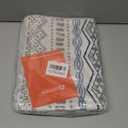 SERISSA 2x3 Rugs for Entryway, Washable Non-Slip Grey Blue Small Area Rug, Soft Low-Pile Boho Geometric Indoor Entry Rug Door Mat Indoor Entrance Front Door Carpet for Bathroom Kitchen Bedroom