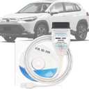 Mini Vci J2534 Cable for Toyota Techstream-Latest Version V18.00.008,OBD2 to USB Diagnostic and Reprogramming Cable Fits Toyota Lexus Scion Vehicles,Work with Windows XP Win7 Win10(32/64bit)