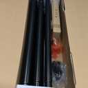 TONIAL 1 Inch Double Curtain Rods for Windows 48 to 84 Inch, Black