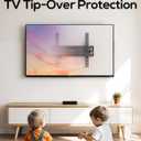 IWORKBOARD 40 50 55 inch Tilting TV Wall Mount for 24-65 '' TVs, Low Profile TV Mount, Ultra Slim Wall Mounts TVs Bracket, Max VESA 400x400mm, 99 lbs & 16 inch Studs, Fit Most 32+ 42 43 45 Screen