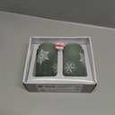 Tabletops Gallery 2 Piece Snowflake Soda Can Glass Set