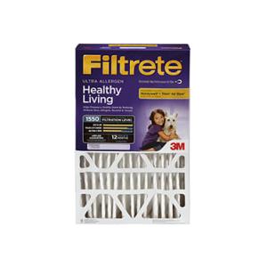 Filtrete MPR 1550 DP AC Furnace Air Filter Allergen, Bacteria & Virus, 20x25x4SlimFit, 1 Count