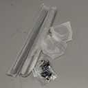 Cast Iron Wall Mounted Clothes Rack, Heavy Duty Industrial Pipe Clothing Rack for Hanging Clothes, Garment Racks for Wardrobe Organizers and Storage, DIY Closet Rods Closet Bar (Black 2 Pack, 12 in)