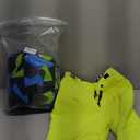 WOWULOVELY Big Boy's 2-Piece Colorblock Snow Pants and Jacket Snowsuit Ski Suit (14Y)