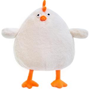Cute Seagull Plush Pillow - Funny Fat Seagull Stuffed Animal, Kawaii Cartoon Design for Kids, Boys, and Girls - Perfect Sleeping Pillow Toy (Chicken)
