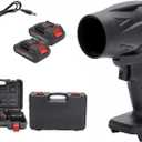 Snow/Leaf Blowers Battery Powered - Seese Cordless Leaf Blower, Car Dryer Air Blower Duster, Portable Turbo Handheld Violent Fan, Leaf Blower Cordless with Battery and Charger (21V*2 Batteries)