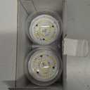 Full Spectrum Small Base E12 Candelabra Plant Grow Light Bulbs,Red Blue Yellow 5000K White Plant Growing Lamp Bulbs 10W with Balanced Spectrum for Indoor Seeds Greens Laboratory,School,Greenhouse,2Pcs