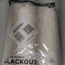 100% Blackout Shield Linen Blackout Curtains for Bedroom 96 Inches Long, Back Tab/Rod Pocket Living Room Drapes, Thermal Insulated Blackout Curtains 2 Panels Set, 50" W x 96" L,Cream