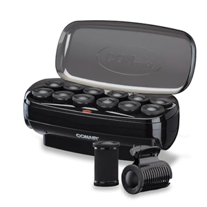 Conair Hot Rollers Hair Curlers for Long, Medium and All Hair | Heated Rollers with Hair Roller Clips Included | 1 1/2-inch Rollers 