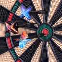 Electronic Dart Board with Cabinet LED Electric Digital Dart Boards for Adults with 12 Soft Tip Darts
