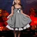 Halter Pinup Dresses for Girls 50s Pin up Dress Girls Retro Dress 1950s Vintage Dress Kids A line Party 50's Polka Dot Dress