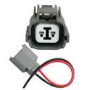 HID Ballast Power Connector Pigtail 2-Pin, OE 04321-SM4-406, Compatible with 2002-2005 Acura TL & TL Type-S, 2004-2005 Acura TSX, 2011-2014 Honda Odyssey