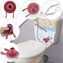 for Kohler GP85160 2-Inch Toilet Flapper Replacement Kit with Chain,Compatible with Kohler Toilet Tank Parts,Strong Sealing,Red (Red-2Pack)