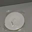 16Feet Weather Stripping Seal (1/2 Inch X 1/4 Inch) for Door Window, High Density Foam Tape, Soundproofing, Insulation Strip, Door Sealers for Door Frame- White