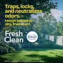 Glad Medium Trash Bags, 8 Gallon, Febreze Fresh Clean Garbage Bags, With Odor Control and Drawstring, 80 Count