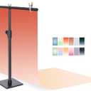 Photography Backdrop Product Photo Background: Small Size Paper Backdrops kit for Tabletop Food Jewelry Mini Items Pictures Photoshoot.(Gradient Color 6pcs/12pattern 22x34inch)