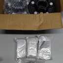 2Sets Trailer Hub Kits 5 on 4.5 for 3500 lbs 1-1/16'' to 1-3/8'' Tapered Axle, Idler Hub with Extra Dust Caps & Rubber Plugs, 5x4.5 Trailer Replacement Hub 5 Lug Bolt Trailer Wheel Hub Kit