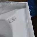 Fine Fixtures Acrylic, Fiberglass Alcove Soaking Bathtub with Integral Apron Front in Glossy White - Right Hand Drain, 60" x 30"