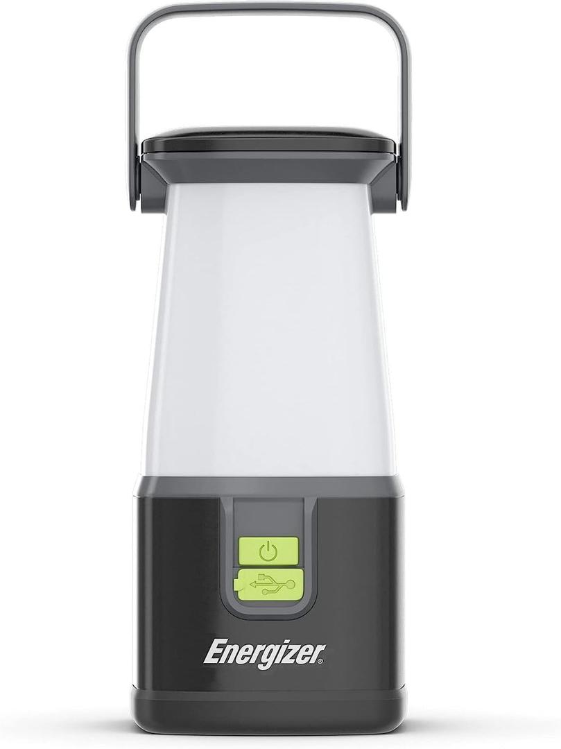 ENERGIZER WeatheReady LED Camping Lantern PRO-360, IPX4 Water Resistant Tent Light, Ultra Bright Battery Powered Lanterns for Camping, Outdoors, Emergency Power Outage (Black)