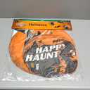 Beistle 4 Piece Vintage Halloween Cut Outs - Retro Haunted House, Witch And Bat Indoor Decorations For Home And Office