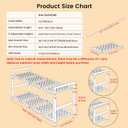 Under Sink Organizer and Storage 16.5"-30.7" Expandable Length, Adjustable Height Max 16.7" Under Sink Shelf 2 Tier with Removable ABS Panels Metal Frame for Bathroom Kitchen Pantry Cabitnet Pot Pan