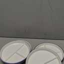 Elk and Friends Kids 7.8 Porcelain White Plates with Silicone Sleeves | Divided Plates | Suitable for Kids/Toddlers | Microwave & Dishwasher Safe | Non Slip | Snack Dishes (Sage/Misty Blue/Navy/Gray)