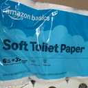 Amazon Basics 2-Ply Soft Toilet Paper, 30 Rolls (5 Packs of 6), 350 Sheets per Roll, Septic Safe, Equivalent to 185 Regular Rolls
