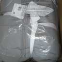 UGG Leonora Comforter Set with 1 Pillow Sham Lightweight Down Alternative Blanket Reversible All Season Washable and Hypoallergenic Bedding Set for College Dorm, Twin/Twin XL, Light Grey