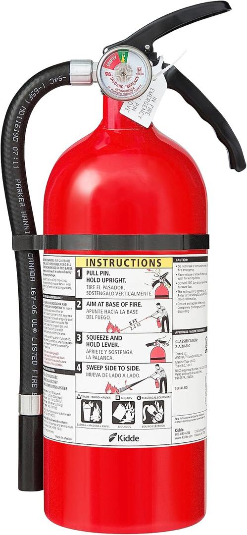 Kidde Fire Extinguisher for Home, Office, Residential 2A10BC