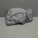LuxClub 4 PC King Size Sheet Set Deep Pockets 18" Wrinkle Free Cooling Bed Sheets Machine Washable Hotel Bedding Silky Soft - Light Grey King