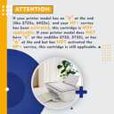 Remanufactured 63XL Black/Tri-Color Inkjet Cartridges (2-Pack) Replacement for HP Ink 63 Works with HP OfficeJet 3830 4650 5255 5258 5200 Envy 4520 4512 DeskJet 1112 3630 3632 3633 Printer